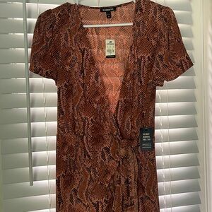 Express wrap dress